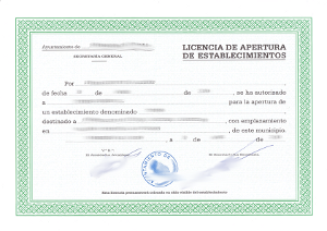 Licencia de apertura